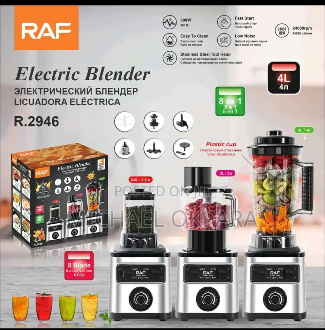 RAF 8in1 Elctric Blender