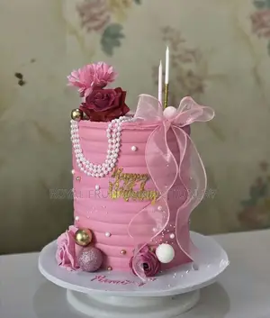 6 Inch 3 Layer Pink Birthday Cake