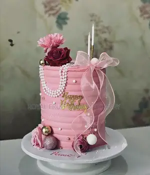 6 Inch 3 Layer Pink Birthday Cake