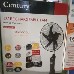 18inches Solar Rechargeable Fan With Panel