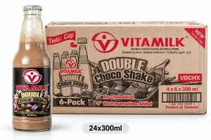 Vitamilk Double Choco Shake Soymilk Drink 24x300ml