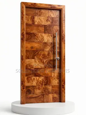 A Top-Grade Mahogany Security Door