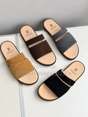 Luxury Quality Brunello Cucinelli Slides for Men