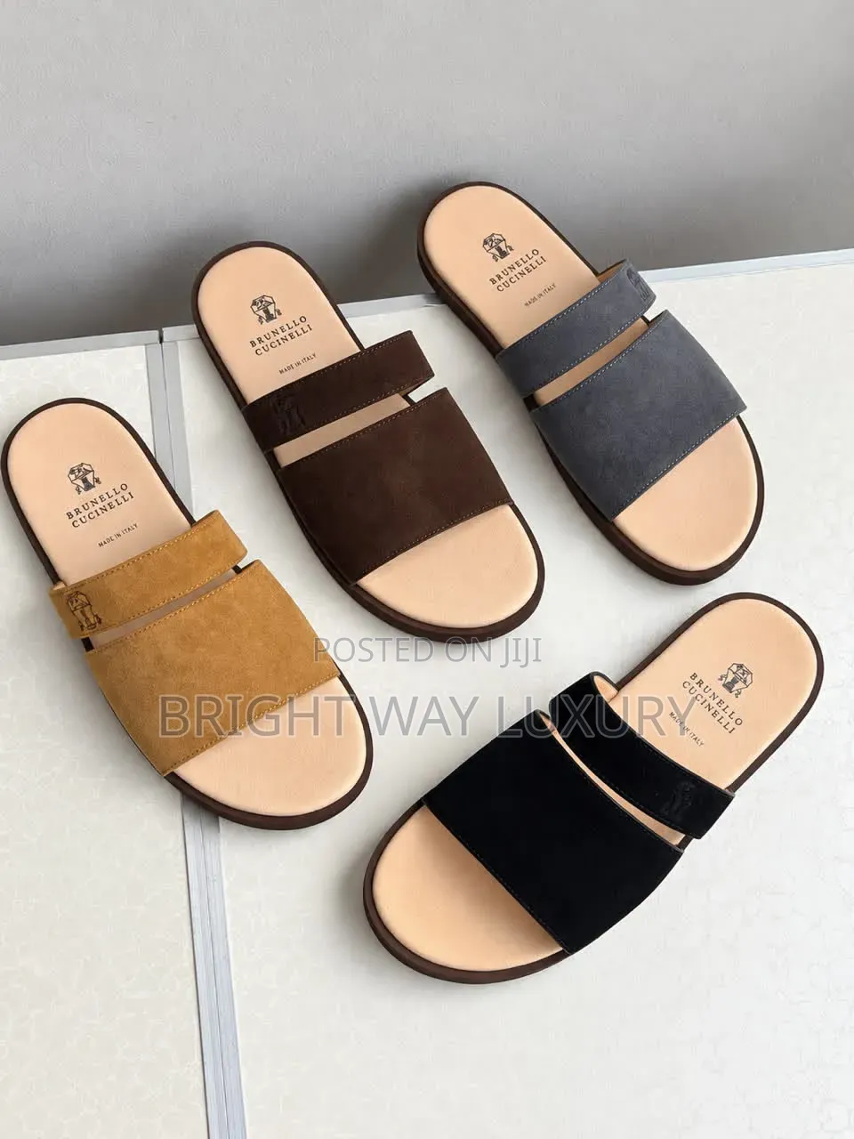 Luxury Quality Brunello Cucinelli Slides for Men