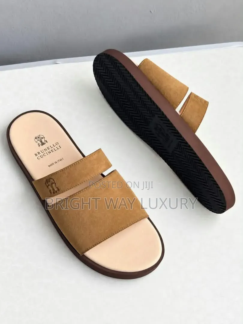 Luxury Quality Brunello Cucinelli Slides for Men