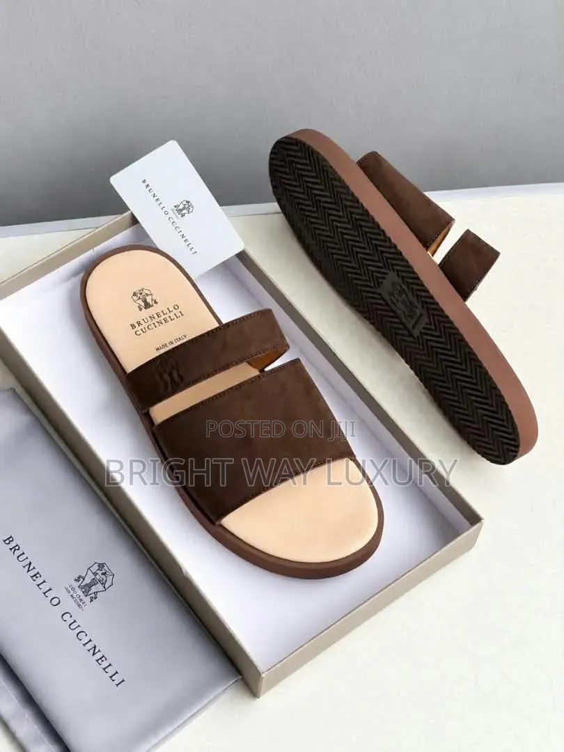 Luxury Quality Brunello Cucinelli Slides for Men