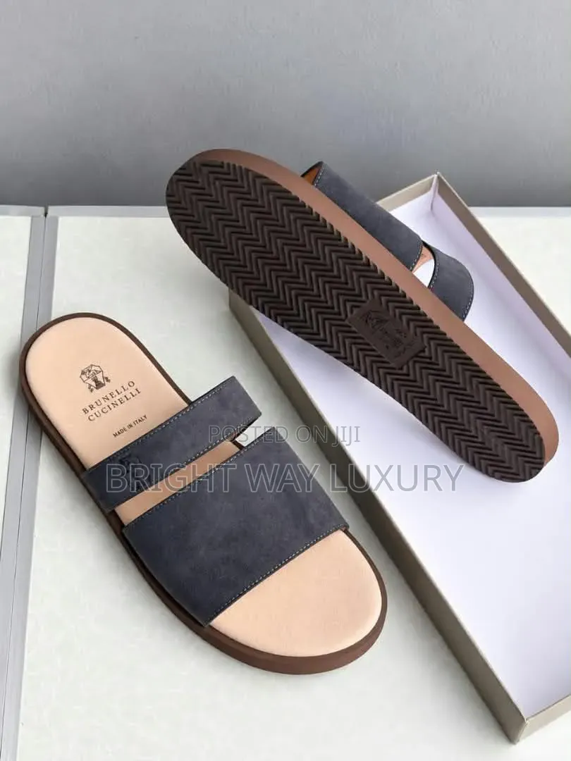 Luxury Quality Brunello Cucinelli Slides for Men