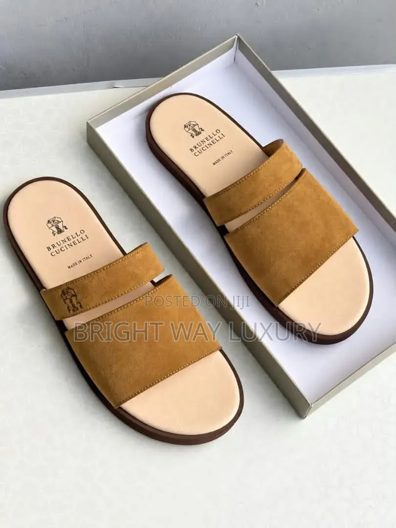 Luxury Quality Brunello Cucinelli Slides for Men