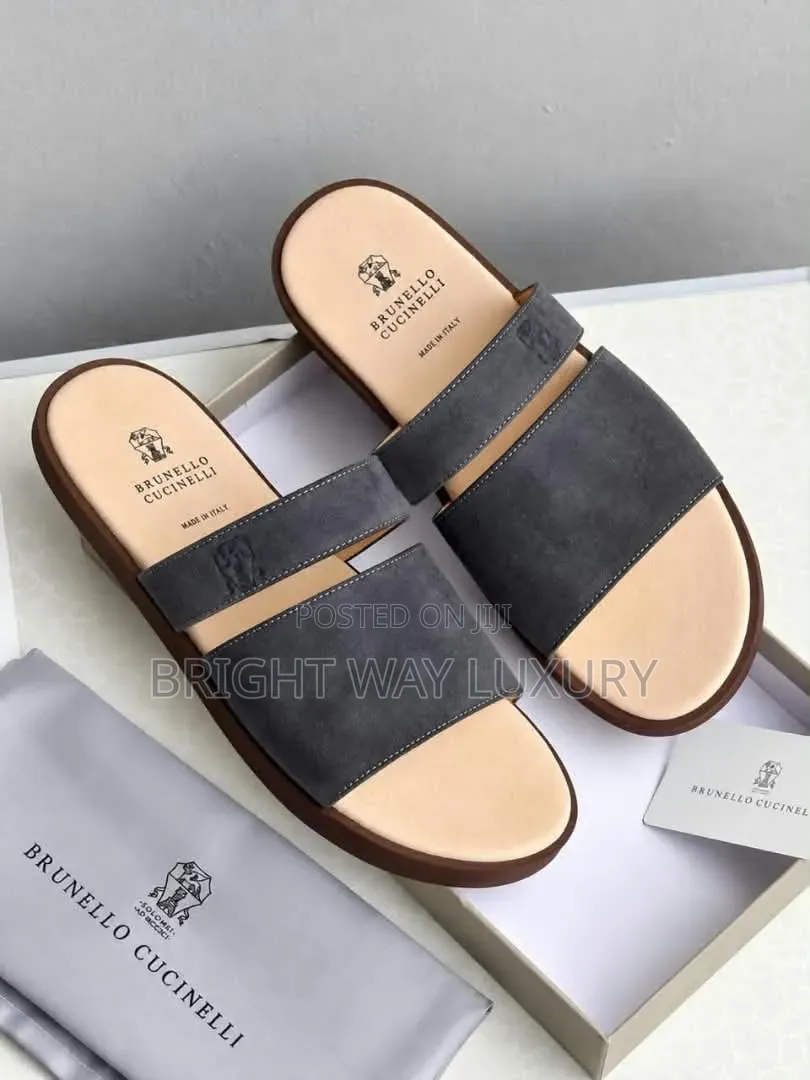 Luxury Quality Brunello Cucinelli Slides for Men