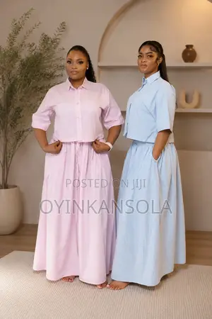 Long Skirt and Top Two - Piece