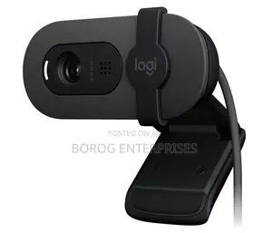Logitech Brio 100 Full HD 1080p Webcam for PC, Built-in Mic