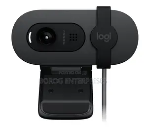 Logitech Brio 100 Full HD 1080p Webcam for PC, Built-in Mic