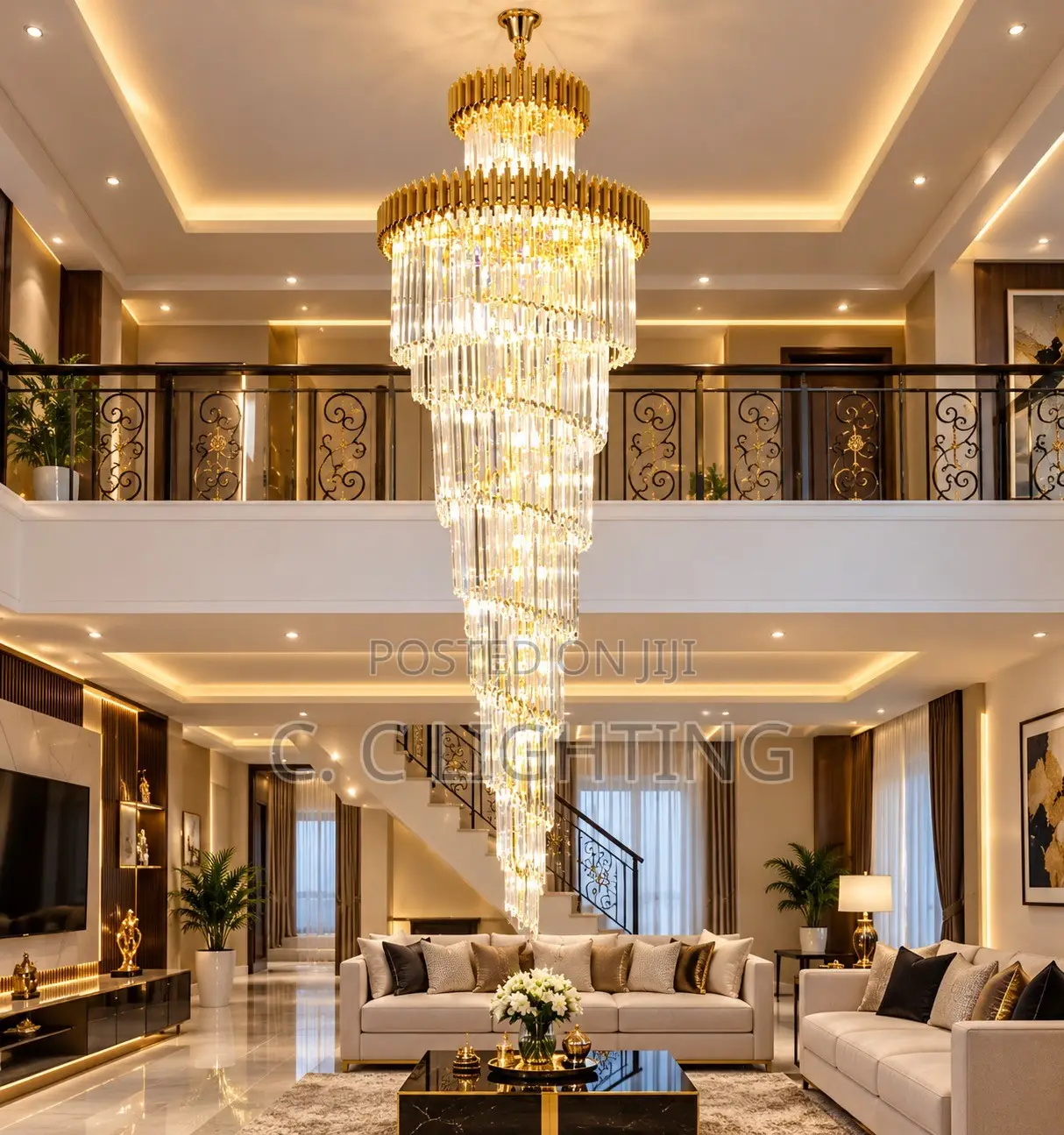 Luxury Crystal Chandelier – 800mm
