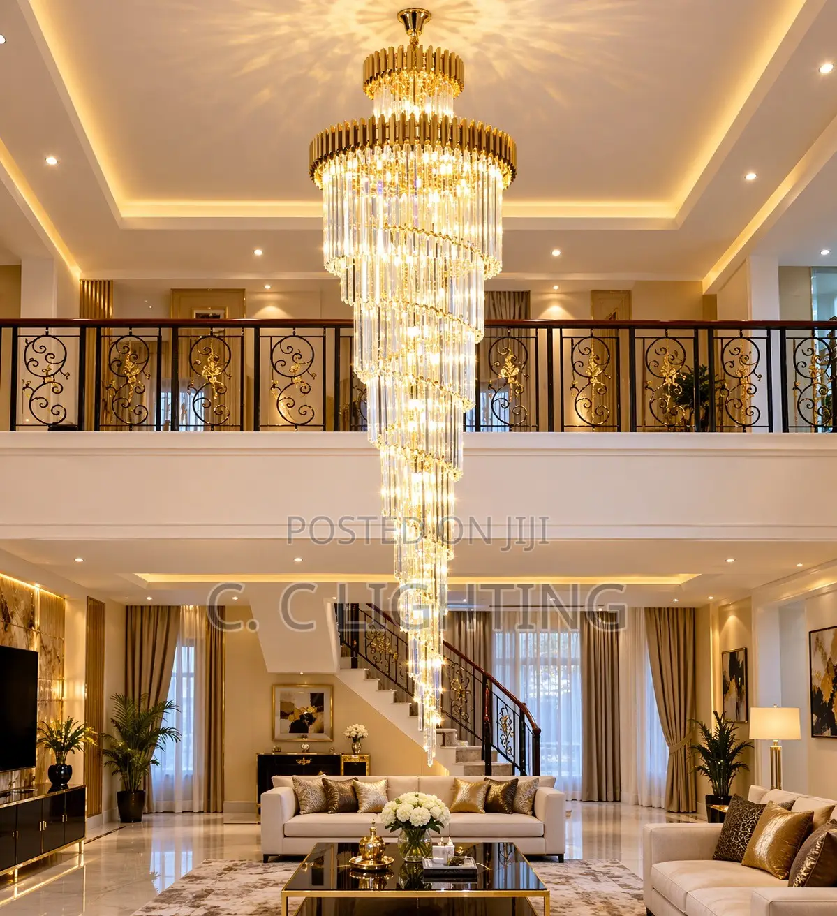 Luxury Crystal Chandelier – 800mm