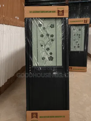 Half Glass Bathroom Door