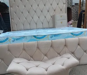 Family Size Modernize 6X6 Quality Brand New Paded Bed Frame