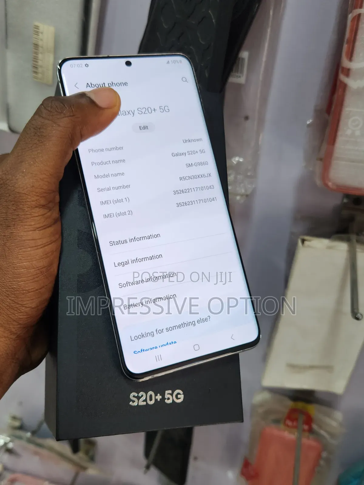 Samsung Galaxy S20+ 5G 128 GB White