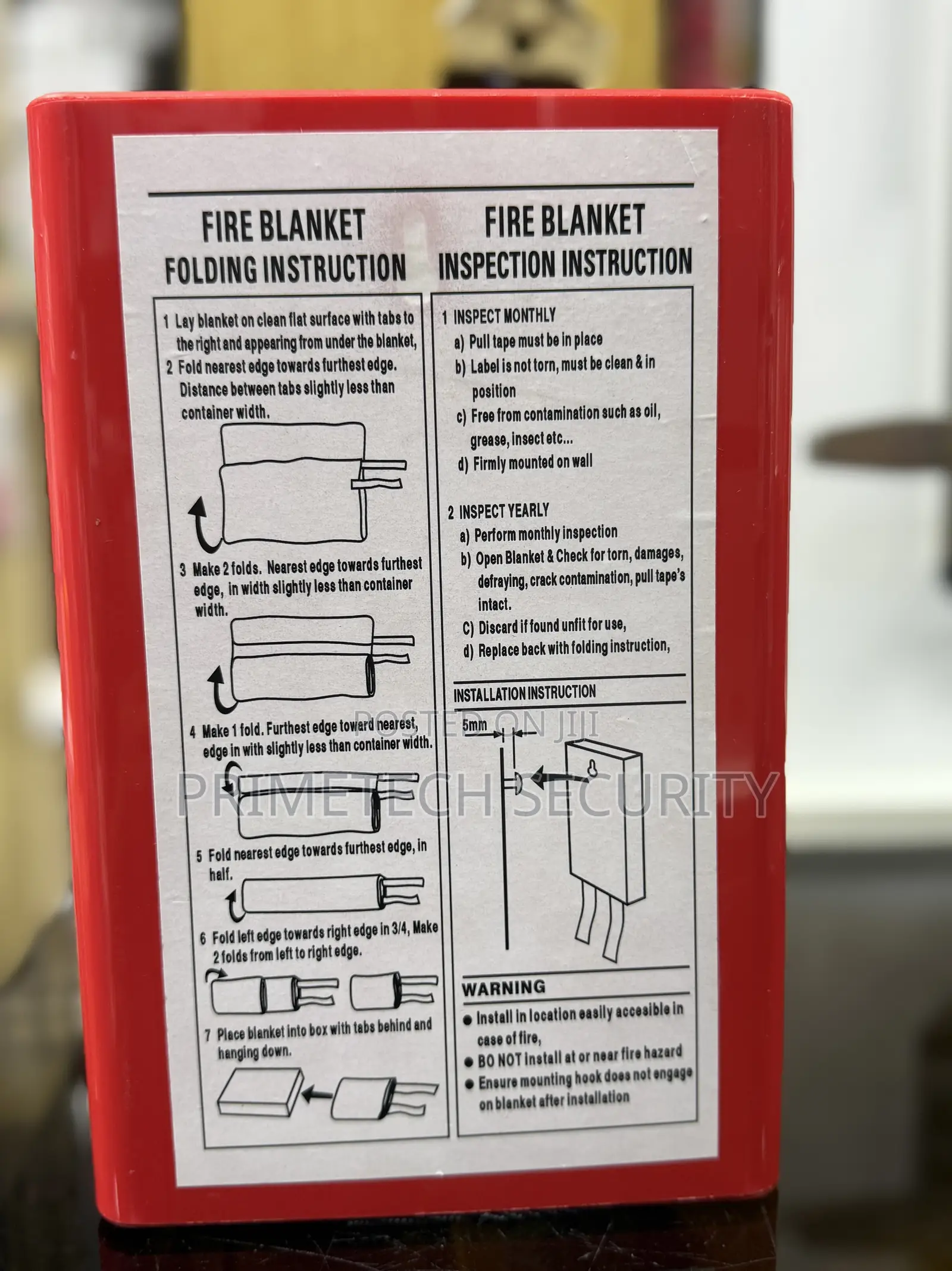 (1.2x1.2m) Fire Blanket