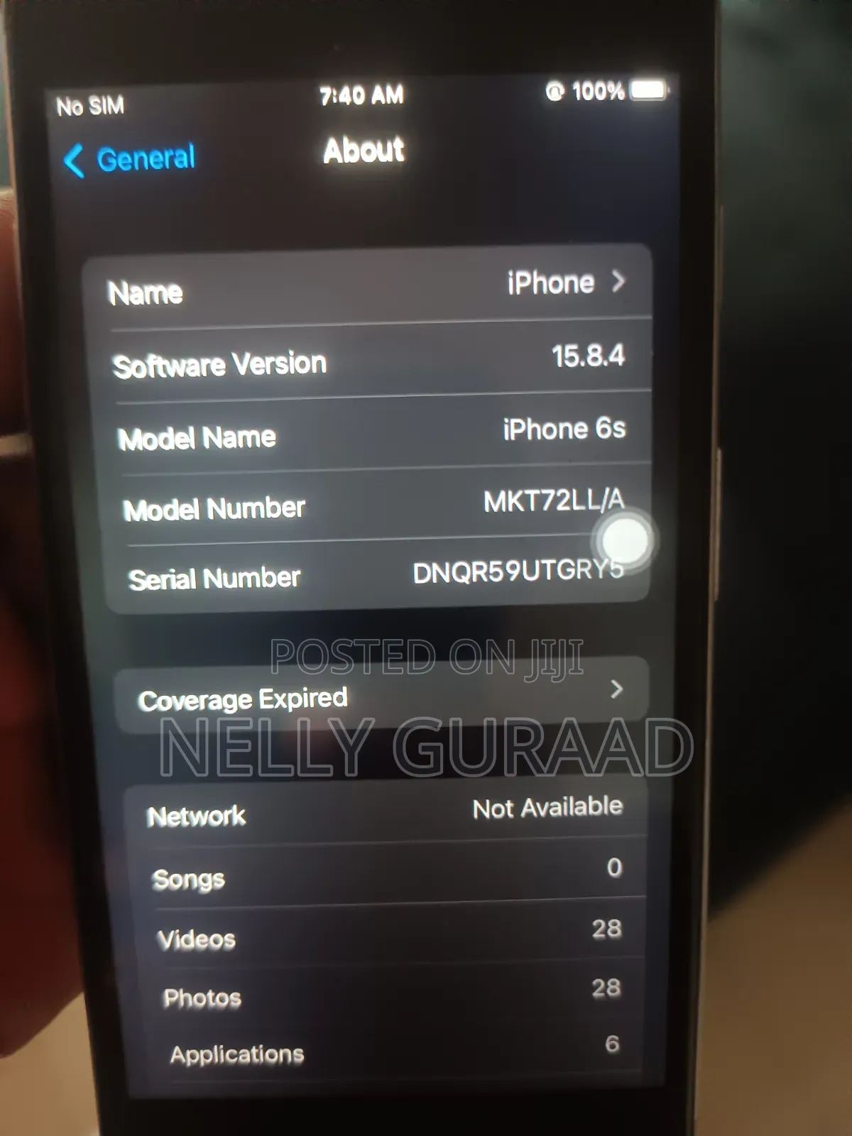 Apple iPhone 6s 16 GB Silver
