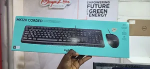 Logitech Mk120 Wired Keyboard and Mouse Combo Black