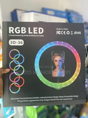 RGB Led Ring Light 3d -36