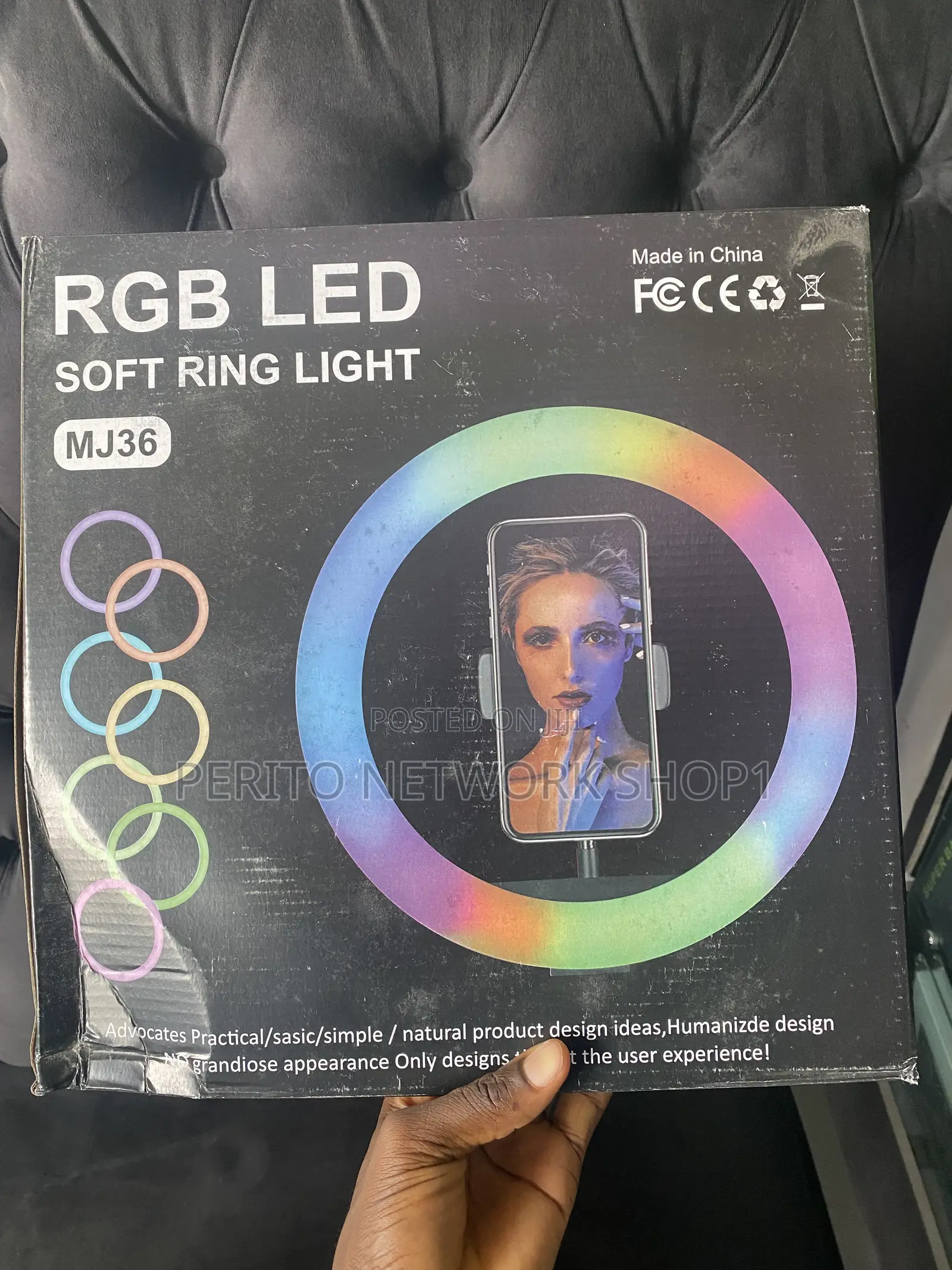 RGB Led Ring Light Mj36