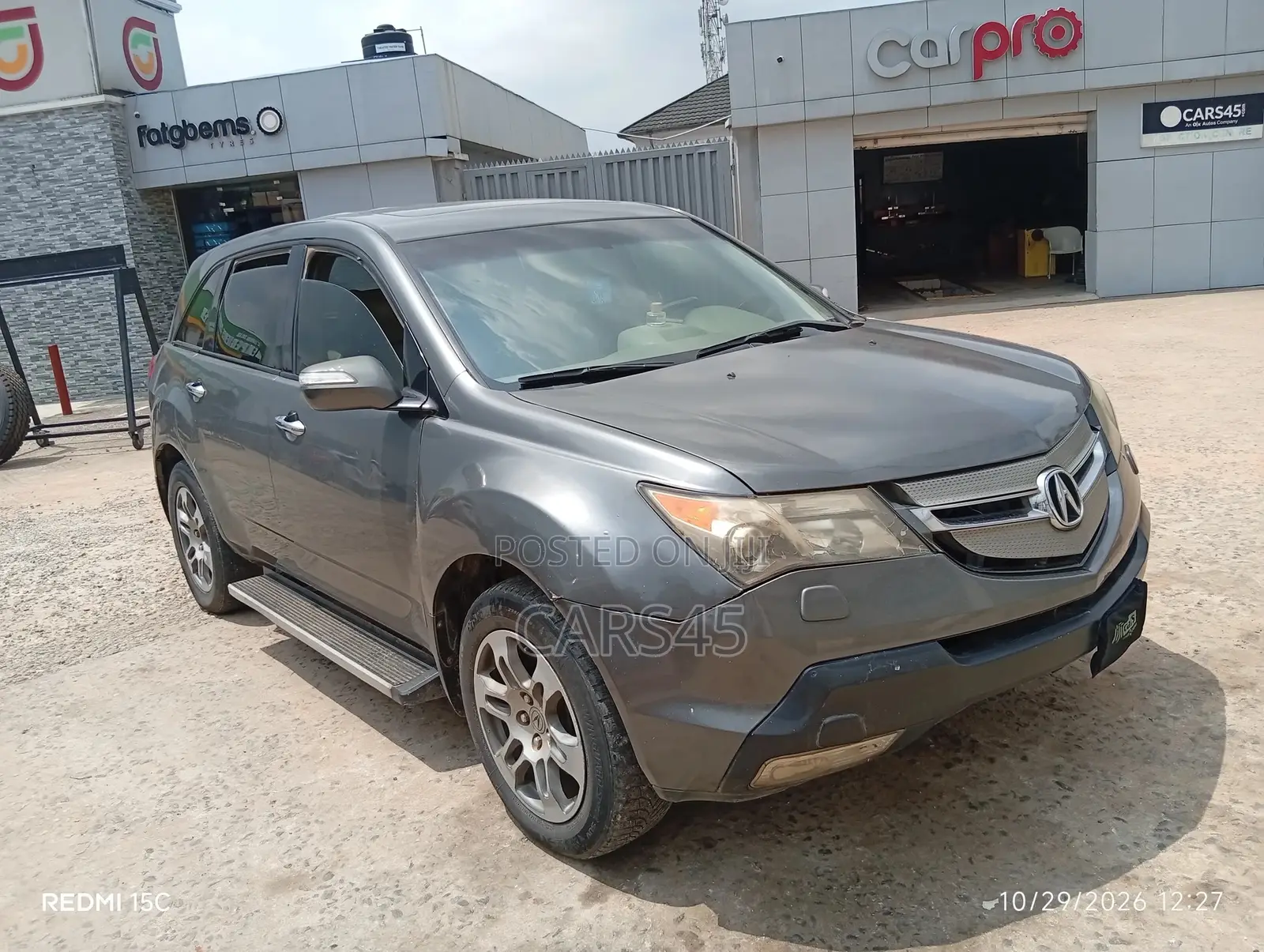 Acura MDX 2008 Gray