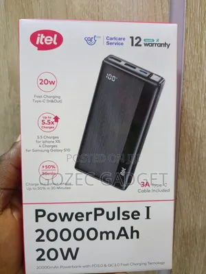 Itel 20000mah 20w