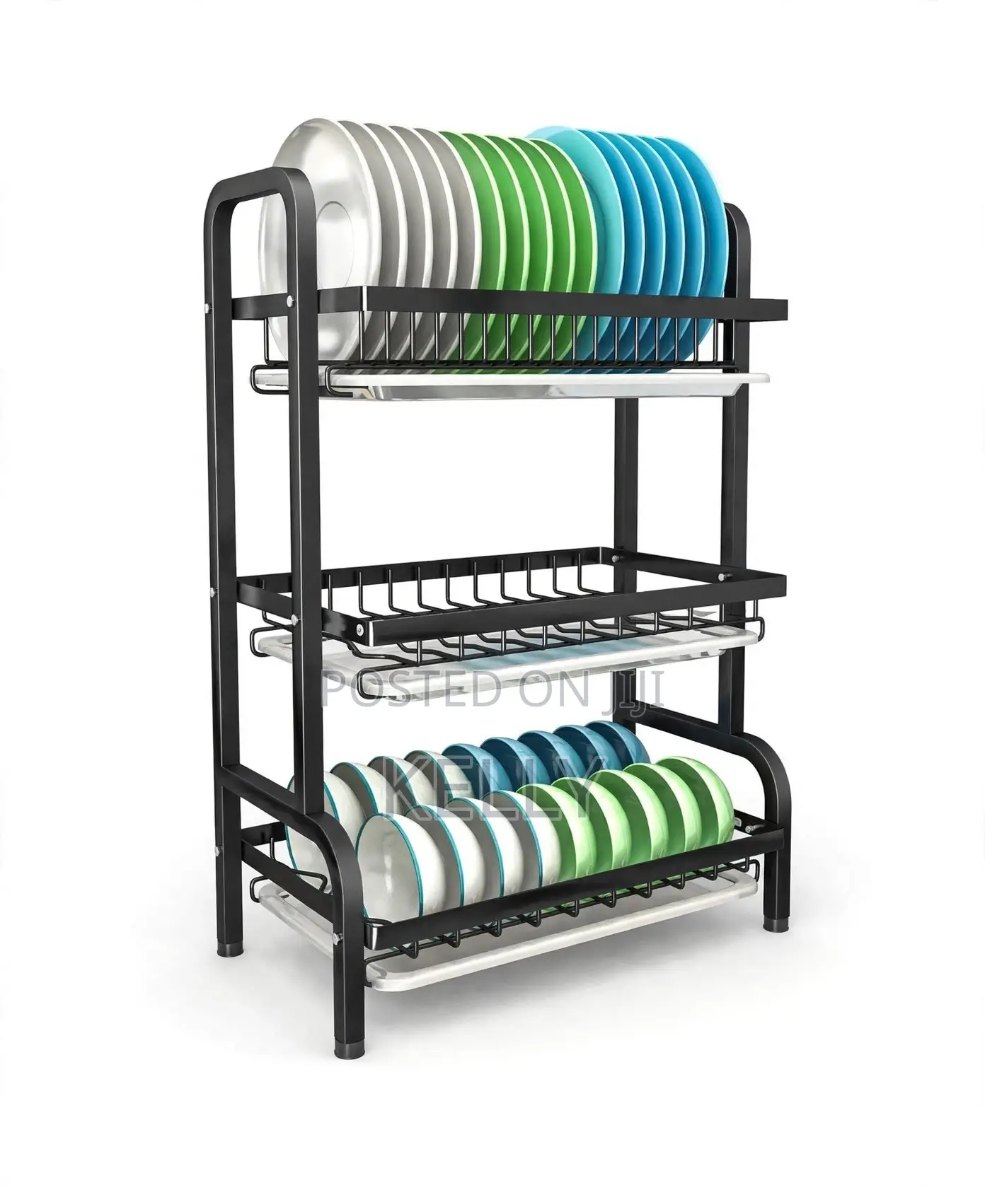 Tier Dish Rack With Cutlery Holder Benin