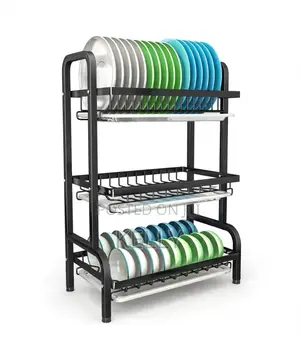 Tier Dish Rack With Cutlery Holder Benin