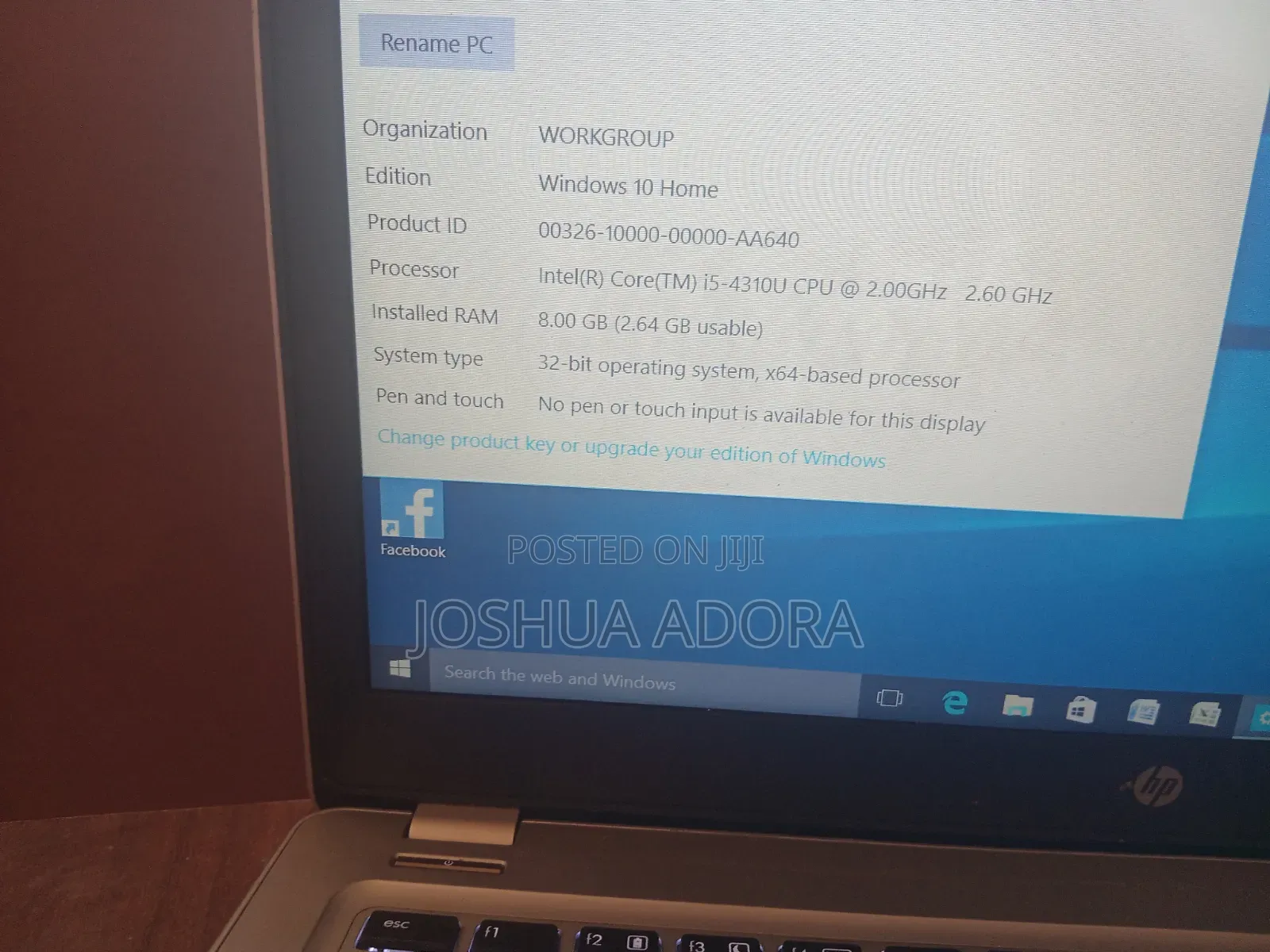 Laptop HP EliteBook Folio 9480M 8GB Intel Core i5 HDD 256GB