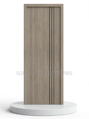 A High-Quality HDF Door With Half-Glass