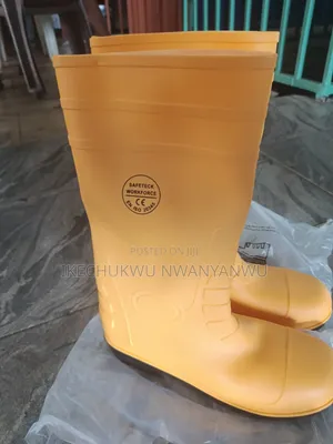 Heavy Duty Rain Boots Yellow