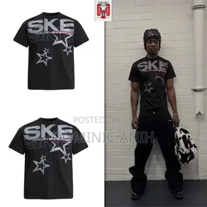 Baggy Track and Ske Black T-Shirt