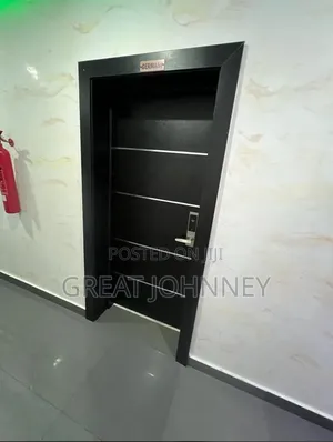 Turkey HDF Door Chrome Black