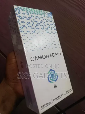 New Tecno Camon 40 Pro 5G 256 GB Black