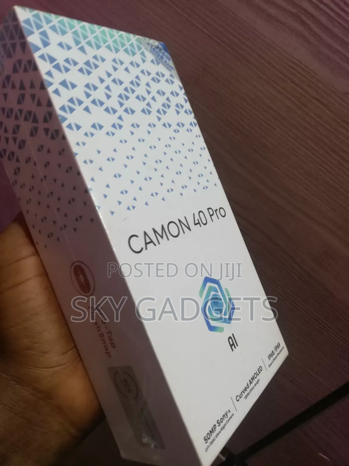 New Tecno Camon 40 Pro 5G 256 GB Black