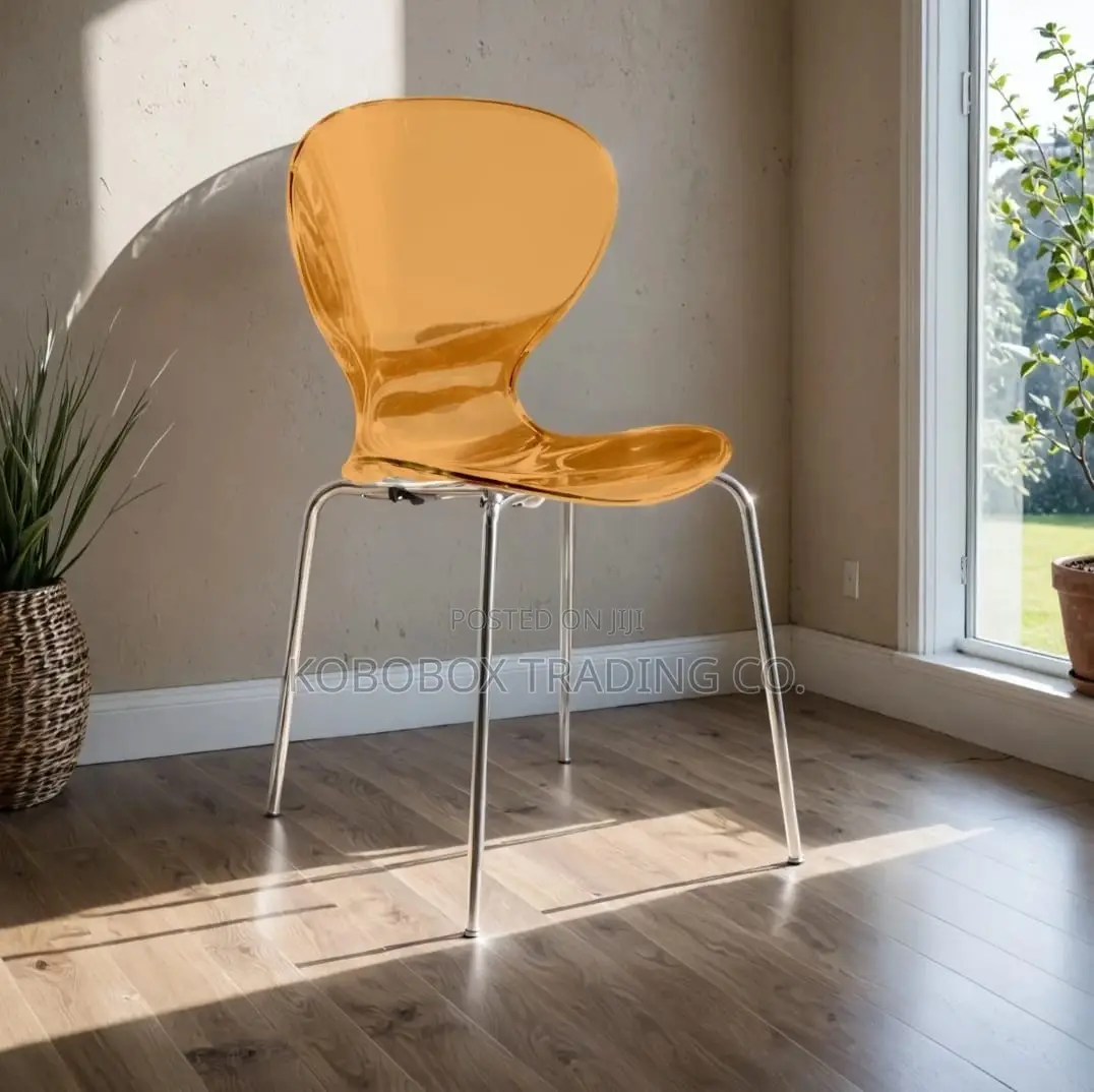 Acrylic Amber Chairs