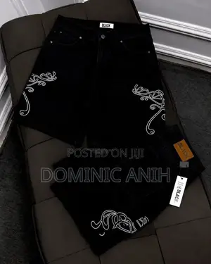 Black Jean Shorts