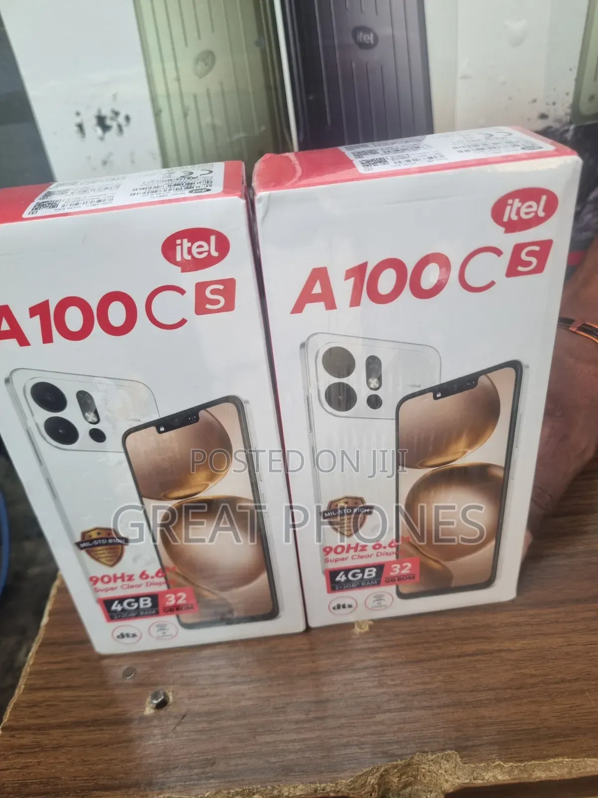 New Itel A100Cs 64 GB Black