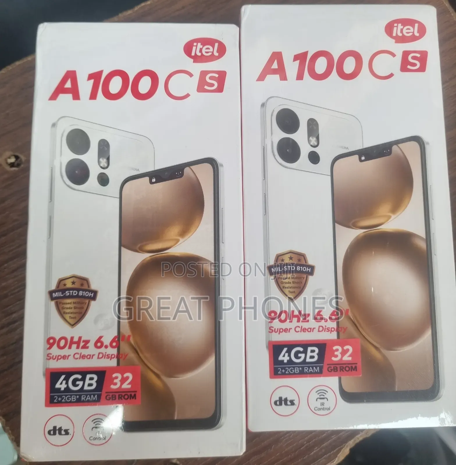 New Itel A100Cs 64 GB Black
