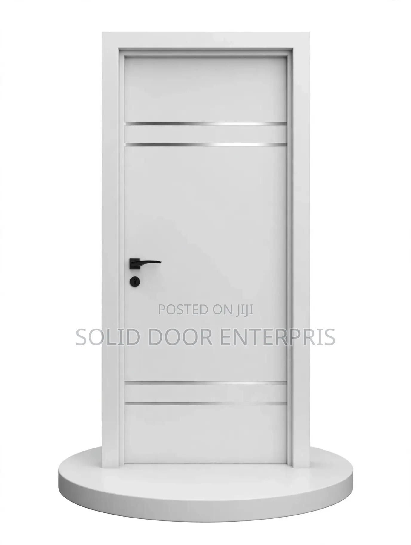 High Quality HDF Solid Door With Frame