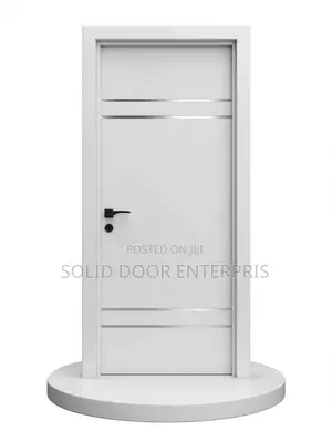 High Quality HDF Solid Door With Frame