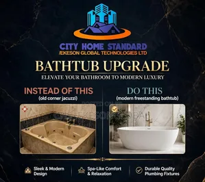 Luxury Bathtub and Standing Faucet