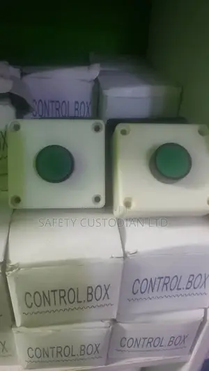 Electrical Control Box With Green Push Button Switch