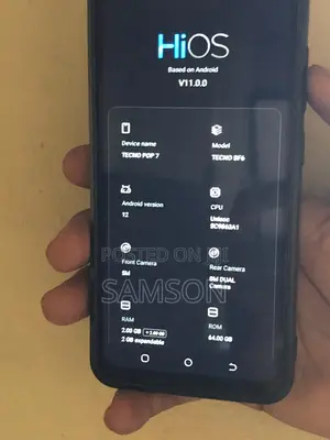 Tecno Pop 7 64 GB Blue