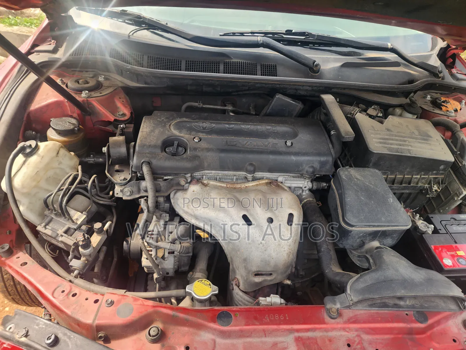 Toyota Camry 2.4 LE 2008 Red