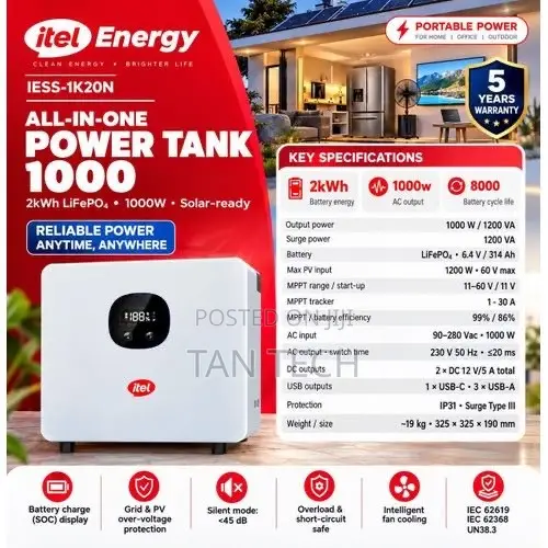 Itel Power Tank 1000