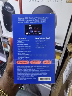 Onn 4k Plus Streaming Device (Google TV)