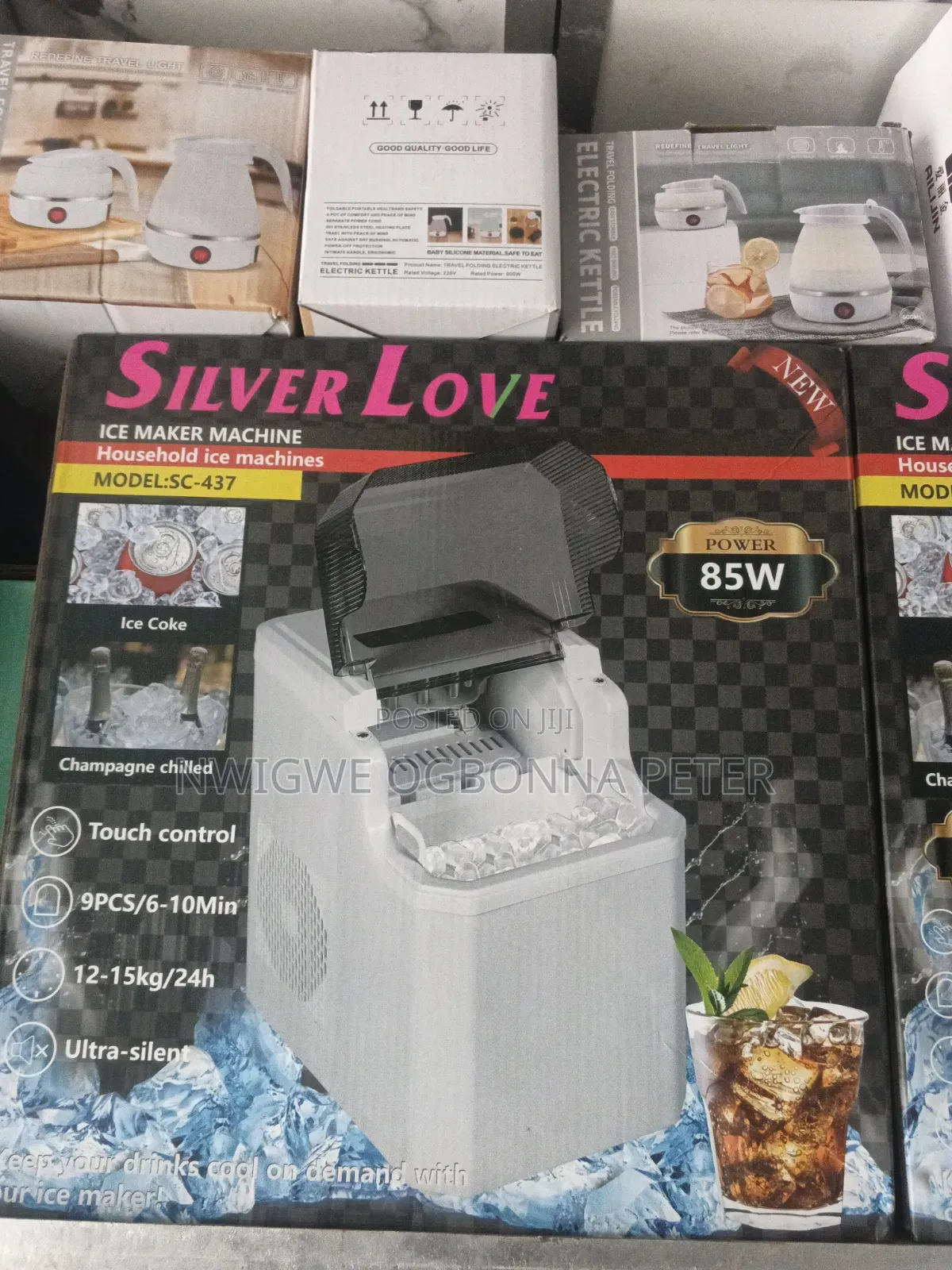 Good Quality Silver Love Ice Maker Chchine